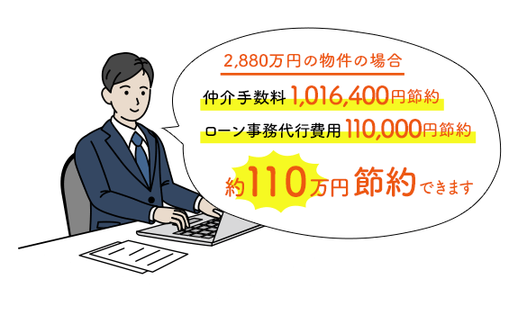 3. ココゼロでご紹介できる場合、節約額・物件の場所（住所）をLINEでご連絡